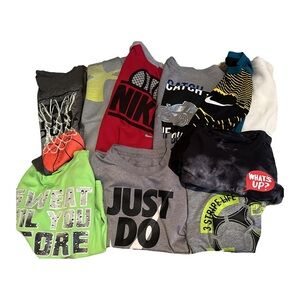 Boys Athletic shirts all size 5 or youth small Nike Adidas